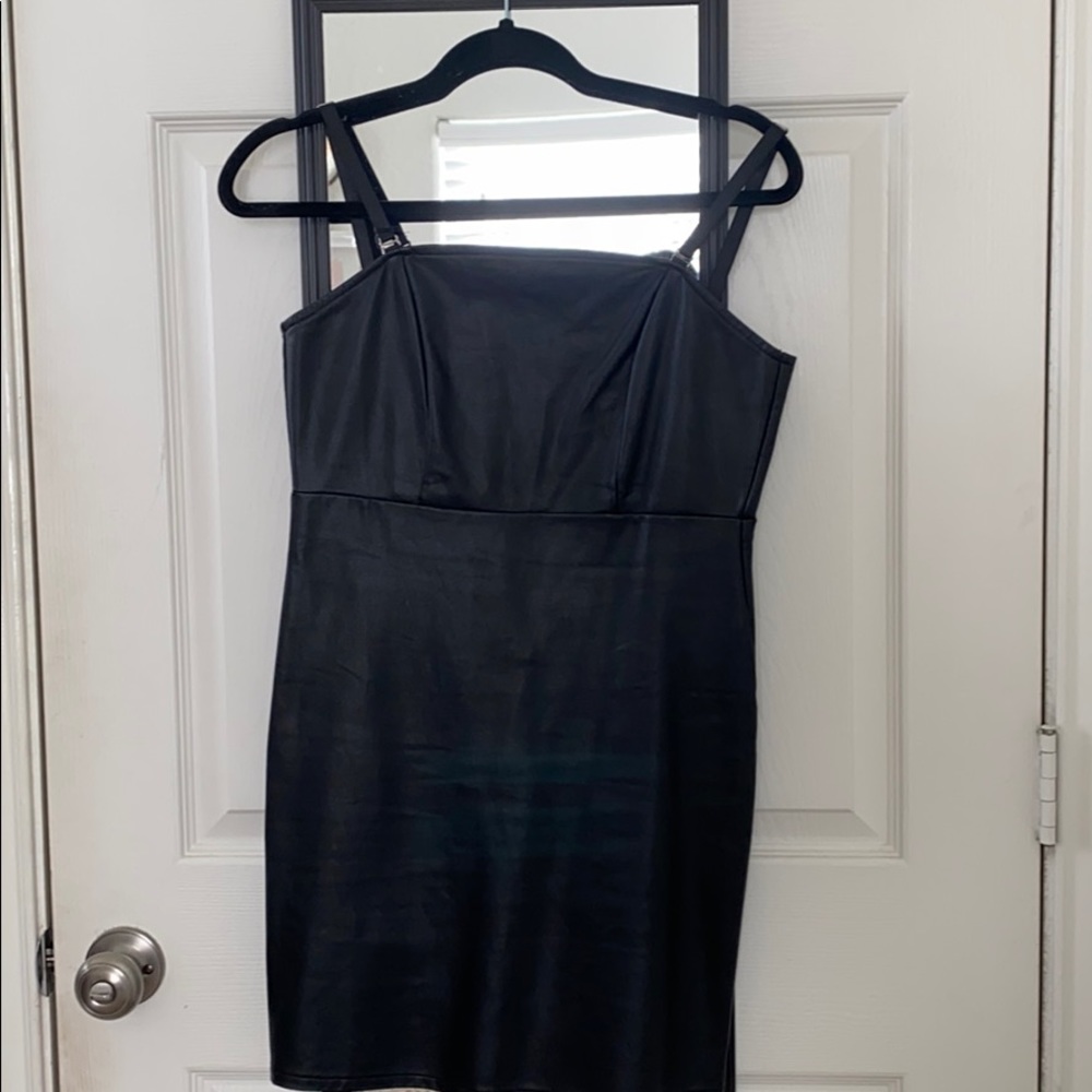 Black Leather Dress
